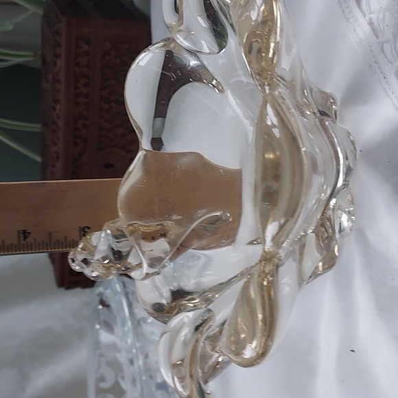 Art glass dish ashtray  .. beautiful retro vintage look - Picture 7 of 13